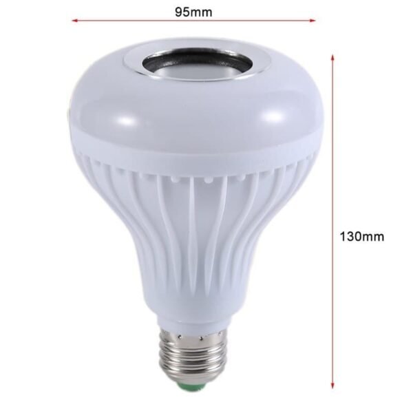 Wireless Bluetooth Speaker 12W RGB Bulb Lamp Smart Led Music Player Audio With Remote Control - Image 6