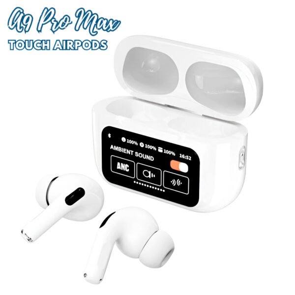 A9 Pro High Quality Sound, ENC Noise Reduction Wireless AirPods With Smart Touch Screen Control - Image 6