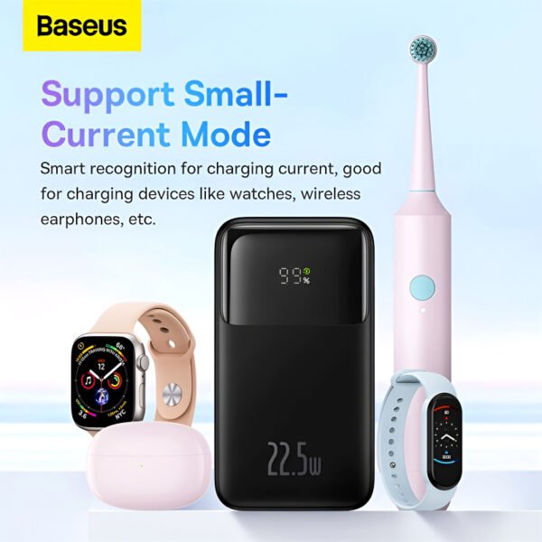 Baseus Comet Series 20000mAh 22.5W Dual-Cable Digital Display Fast Charging Power Bank - Image 15