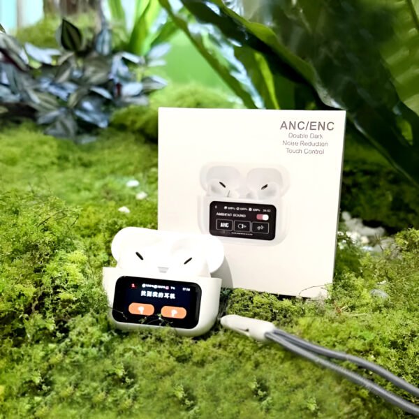 A9 Pro High Quality Sound, ENC Noise Reduction Wireless AirPods With Smart Touch Screen Control - Image 7