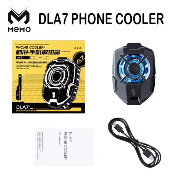 Memo Super Cool DLA7 Two-Gear Adjustment Gaming Phone Cooler With RGB - Image 7