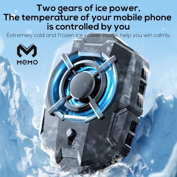 Memo Super Cool DLA7 Two-Gear Adjustment Gaming Phone Cooler With RGB - Image 8