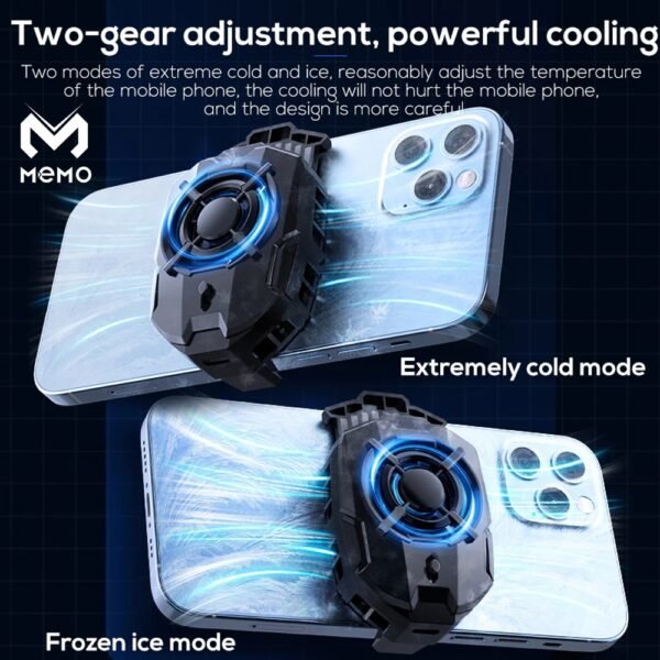 Memo Super Cool DLA7 Two-Gear Adjustment Gaming Phone Cooler With RGB - Image 9