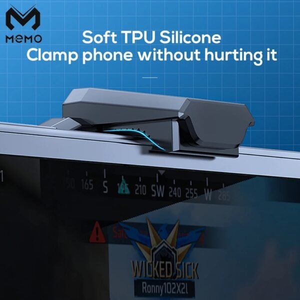 Memo Super Cool DLA7 Two-Gear Adjustment Gaming Phone Cooler With RGB - Image 6