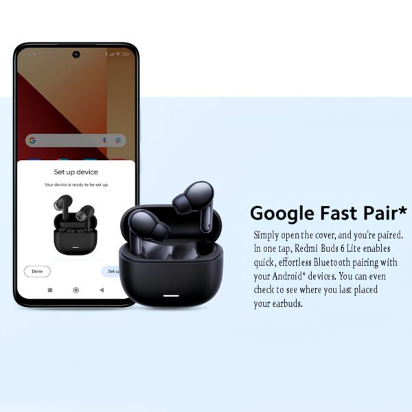 Redmi Buds 6 Lite Lightweight and Compact Earbuds with Bluetooth 5.3 Dual-Mic AI Noise Reduction and Ultra-Long Battery Life - Image 16