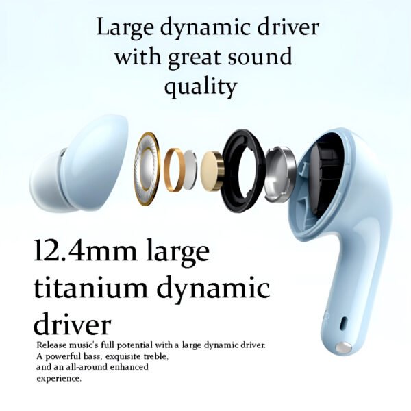 Redmi Buds 6 Lite Lightweight and Compact Earbuds with Bluetooth 5.3 Dual-Mic AI Noise Reduction and Ultra-Long Battery Life - Image 8