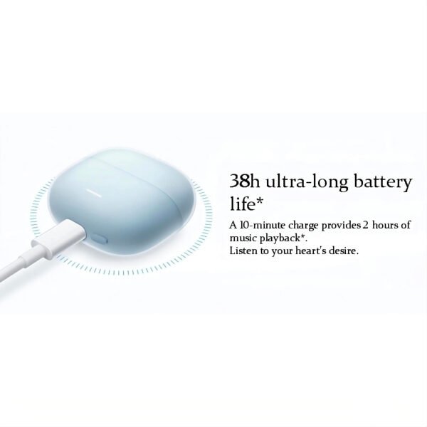 Redmi Buds 6 Lite Lightweight and Compact Earbuds with Bluetooth 5.3 Dual-Mic AI Noise Reduction and Ultra-Long Battery Life - Image 3