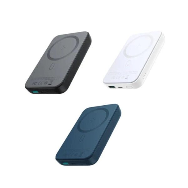 oyroom JR-W020 Magnetic Wireless Power Bank in Black – 10000mAh Capacity with MagSafe Compatibility for Seamless Charging - Image 5