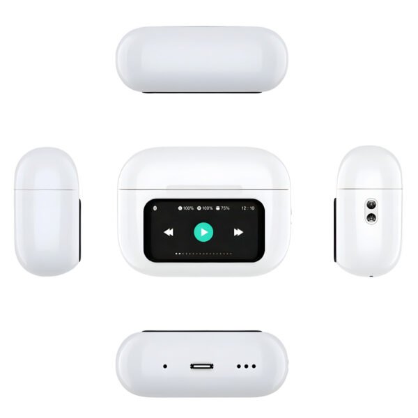 A9 Pro High Quality Sound, ENC Noise Reduction Wireless AirPods With Smart Touch Screen Control - Image 3