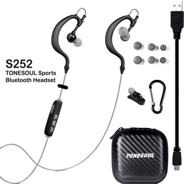 S252 Tonesoul High-Quality Wireless In-Ear Sports Hands-Free Plastic Earphones