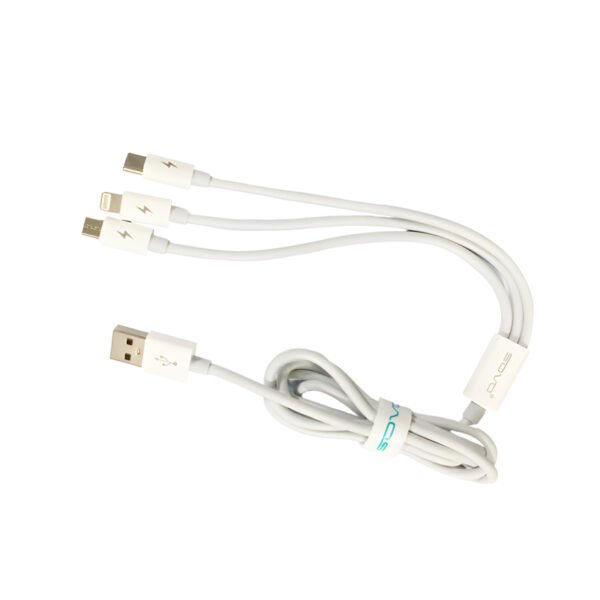SOVO SC-301 High Quality 3.4A Fast Charge 3-In-1 USB Cable - Image 10