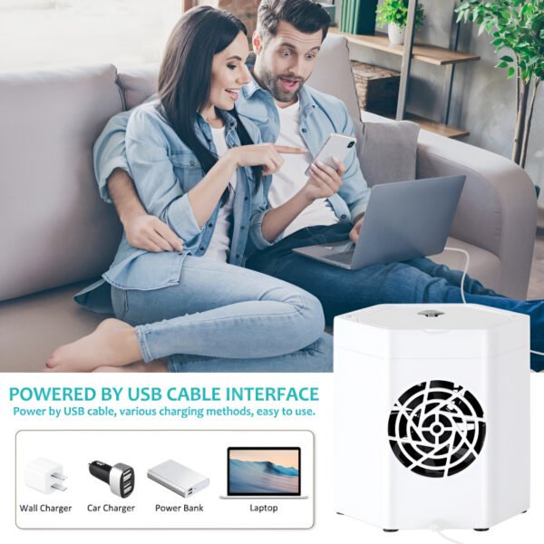 Ultra-Pro Arctic Cool Mini Portable Lightweight USB Air Cooler With 2x Cooling Power - Image 10