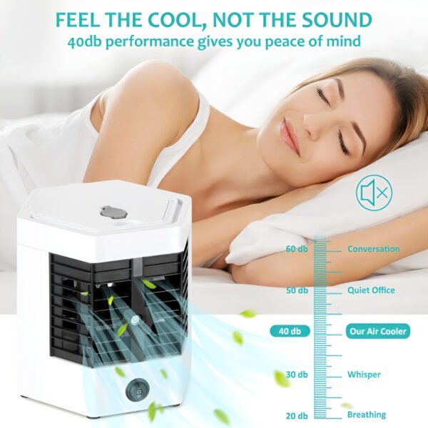 Ultra-Pro Arctic Cool Mini Portable Lightweight USB Air Cooler With 2x Cooling Power - Image 3