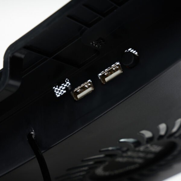 Slim And Portable USB Powered Laptop Cooling Pad With Adjustable Height, Ergonomic Design, And Advanced Airflow Technology - Image 4