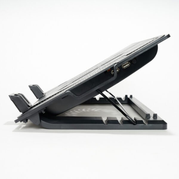 Slim And Portable USB Powered Laptop Cooling Pad With Adjustable Height, Ergonomic Design, And Advanced Airflow Technology - Image 6
