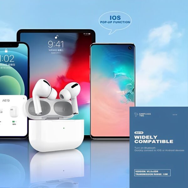 A619 Aspor BT 5.0 Hifi Sound Earbuds With Wireless Charging - Image 10
