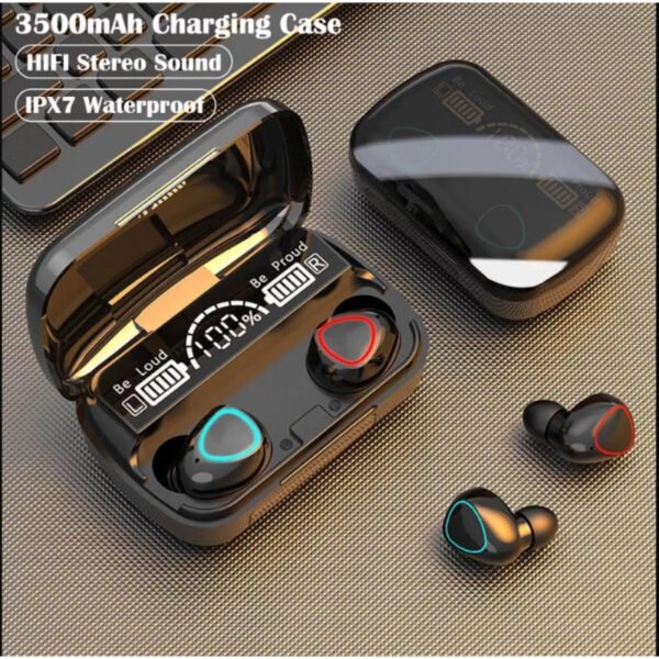 Ultimate M10 Wireless Bluetooth 5.1 IPX7 Waterproof Earbuds - Image 10