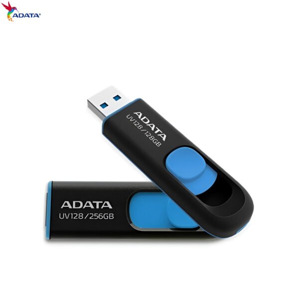 ADATA UV128 USB 3.2 Flash Drive – Sleek, Slide-Out Design | Available in 32GB, 64GB, and 128GB - Image 3