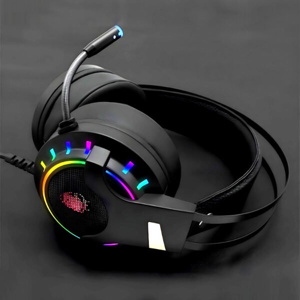 K3 Super Bass Comfortable Wear E-Sports RGB Gaming Wired Headset - Image 11