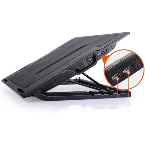Slim And Portable USB Powered Laptop Cooling Pad With Adjustable Height, Ergonomic Design, And Advanced Airflow Technology - Image 8