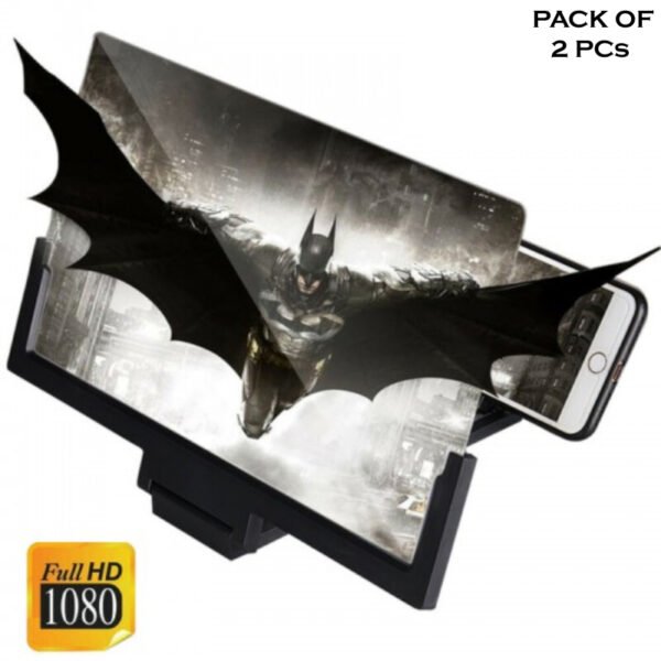 Pack Of 2 Portable 3D Video Enlarge Smartphone Screen Magnifiers - Image 6