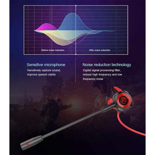 G900 Dual Gaming Headset With Detachable HD Long Mic - Image 5