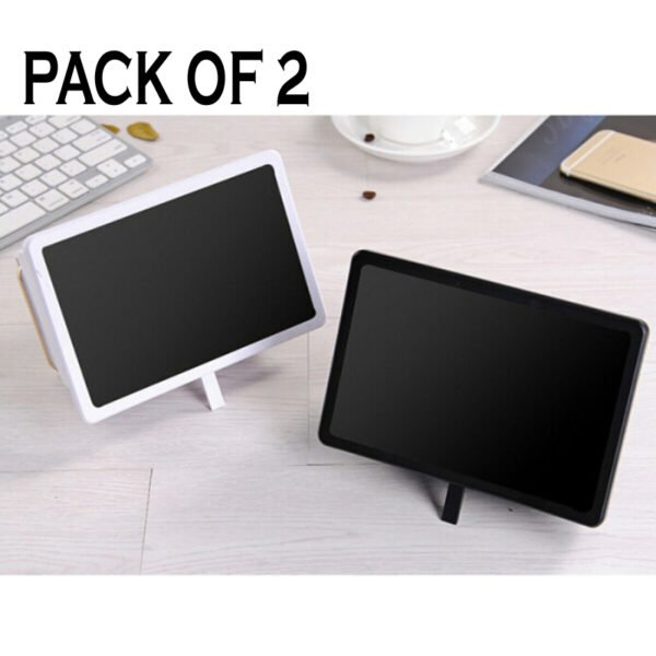 Pack Of 2 Portable 3D Video Enlarge Smartphone Screen Magnifiers - Image 3