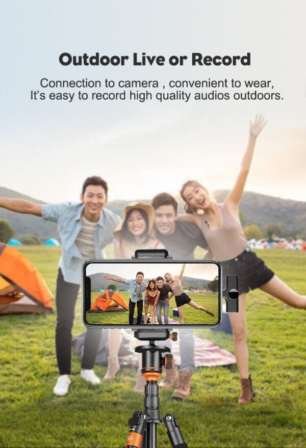 2.4G Lavalier Wireless Portable Microphone For Type C & iphone - Image 3