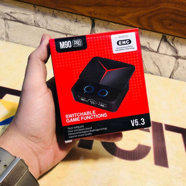 M90 Pro TWS Touch Control Wireless Bluetooth Earbuds With LED Display & Power Bank - Image 10