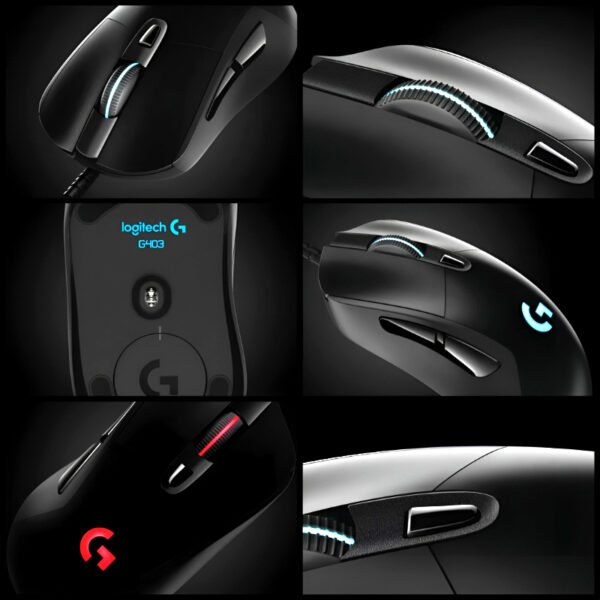 Logitech G403 HERO Gaming Mouse with LIGHTSYNC RGB and Pro-Grade Performance - Image 12