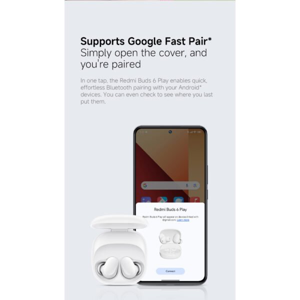 Xiaomi Redmi Buds 6 Play Earbuds with Bluetooth 5.4 & Up to 36 Hours Playtime - Image 10