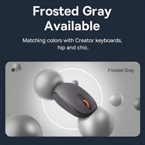 Baseus F01A Compact Silent Click Comfortable Design Wireless Mouse with Adjustable DPI - Image 12