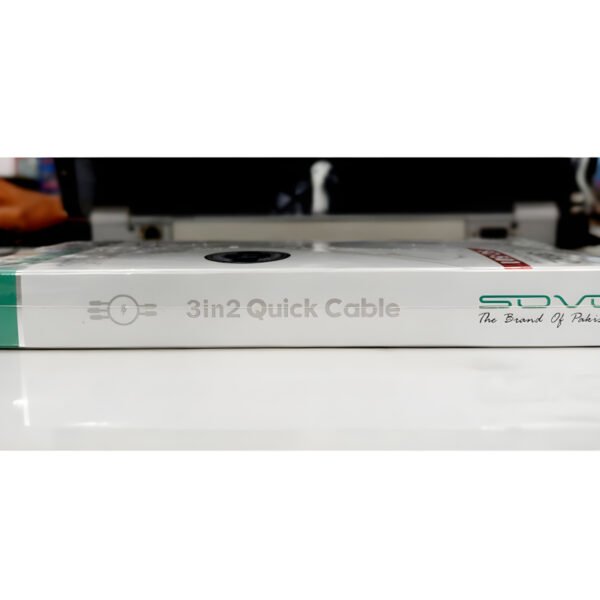 SOVO SC-501 Soft Silicone 45W Quick Charge 3-In-2 PD Cable - Image 4
