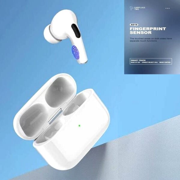 A619 Aspor BT 5.0 Hifi Sound Earbuds With Wireless Charging - Image 3