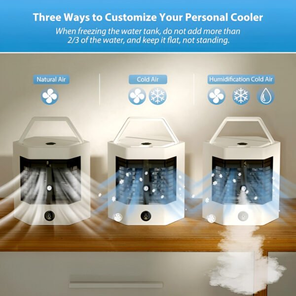Ultra-Pro Arctic Cool Mini Portable Lightweight USB Air Cooler With 2x Cooling Power - Image 7