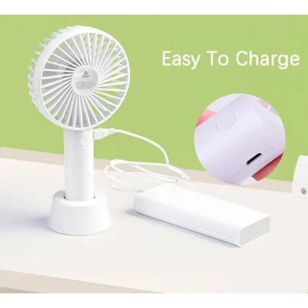 SS-2 Mini Portable Rechargeable Handheld Fan For Indoor And Outdoor Use - Image 3