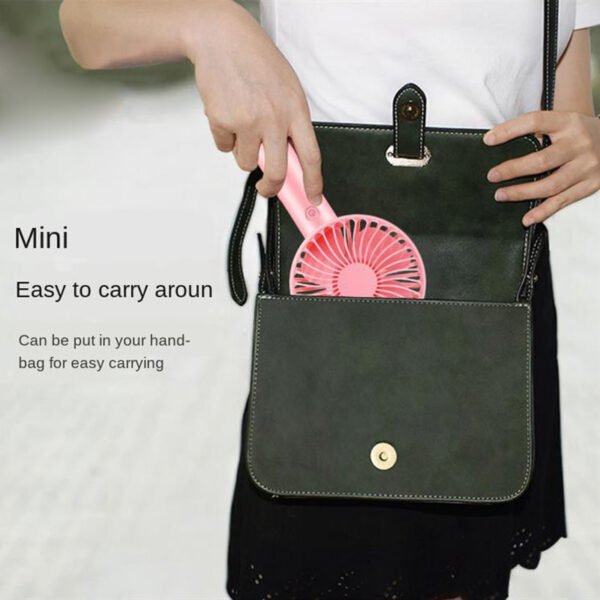 SS-2 Mini Portable Rechargeable Handheld Fan For Indoor And Outdoor Use - Image 5