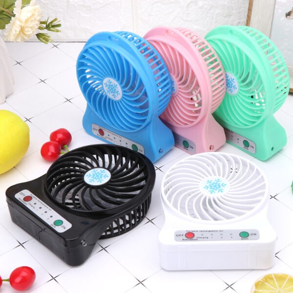 Portable Mini Multi-Functional USB Rechargeable Fan - Image 8
