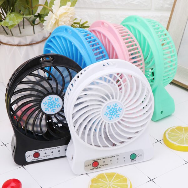 Portable Mini Multi-Functional USB Rechargeable Fan - Image 9