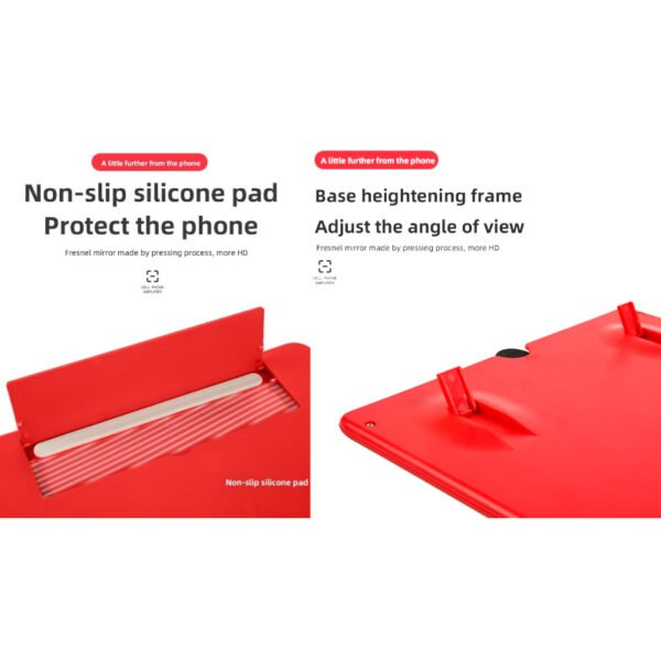 Pack Of 2 Foldable 3D Screen Magnifier Holder Stands For Mobile Phones - Image 9