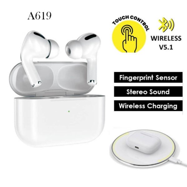 A619 Aspor BT 5.0 Hifi Sound Earbuds With Wireless Charging - Image 5