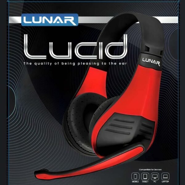 Lunar Lucid TY-230 Headset – Premium Audio for Mobile and PC – Comfortable and Stylish Design - Image 3