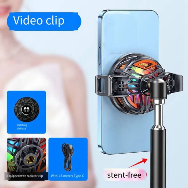 GT31 Semiconductor Magnetic Mobile Cooling Fan With Real Instant Refrigeration Technology - Image 8