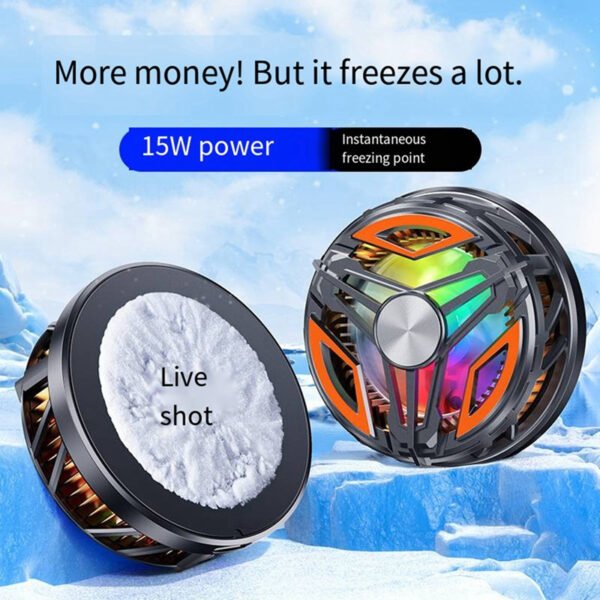 GT31 Semiconductor Magnetic Mobile Cooling Fan With Real Instant Refrigeration Technology - Image 9