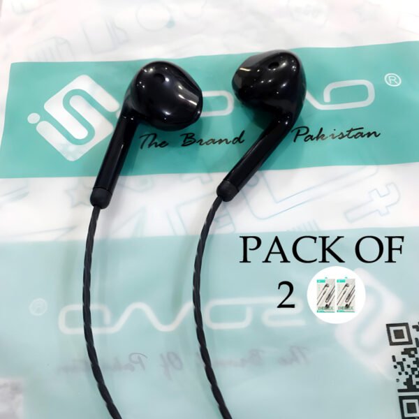 Pack Of 2 SOVO SH-14 DEMIX Stereo Sound Handsfree - Image 4