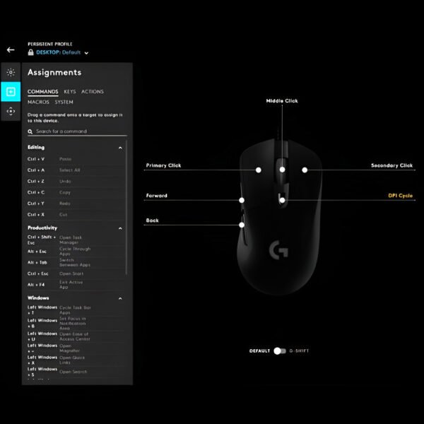 Logitech G403 HERO Gaming Mouse with LIGHTSYNC RGB and Pro-Grade Performance - Image 5