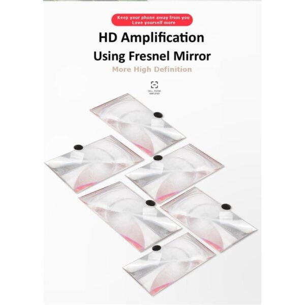 Pack Of 2 Foldable 3D Screen Magnifier Holder Stands For Mobile Phones - Image 5