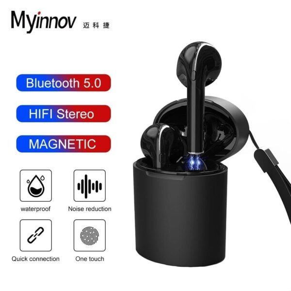 TWS Bluetooth Earphones Stereo Wireless Earbuds LED Power Display Case 3D Stereo Sound IPX5 Waterproof - Image 12