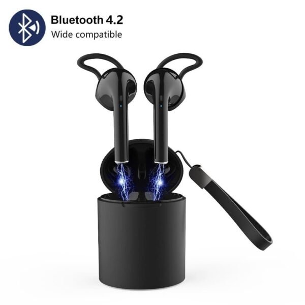TWS Bluetooth Earphones Stereo Wireless Earbuds LED Power Display Case 3D Stereo Sound IPX5 Waterproof - Image 4