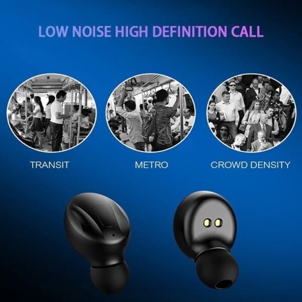 XG13 TWS Bluetooth Earphones Stereo Wireless Earbuds LED Power Display Case 3D Stereo Sound IPX5 Waterproof - Image 6
